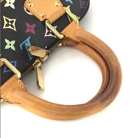 Louis Vuitton Takashi Murakami X Alma PM with COA Black Multicolor Stud - Picture 6 of 16